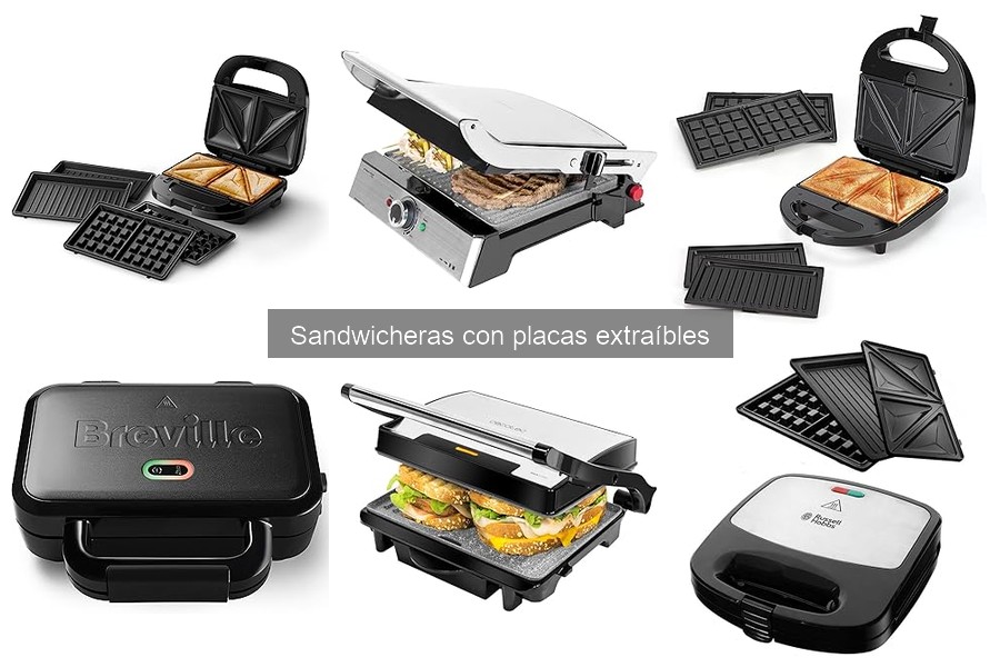 Problemas comunes con sandwicheras con placas extraíbles