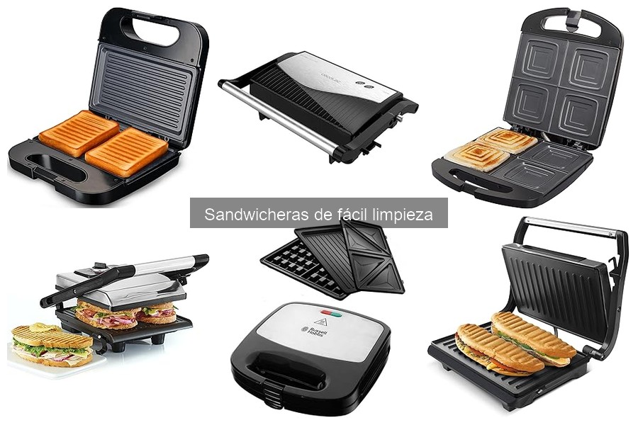 Problemas comunes con sandwicheras de fácil limpieza y soluciones