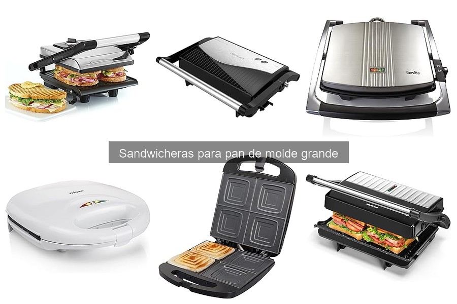 Problemas comunes con sandwicheras para pan de molde grande