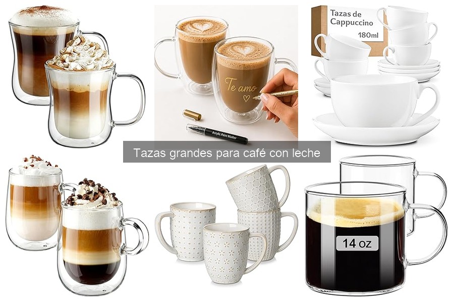 Problemas comunes con tazas grandes para café con leche y soluciones