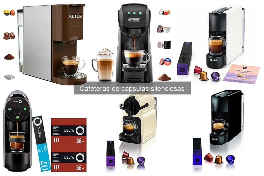 Problemas comunes de cafeteras de cápsulas silenciosas y soluciones