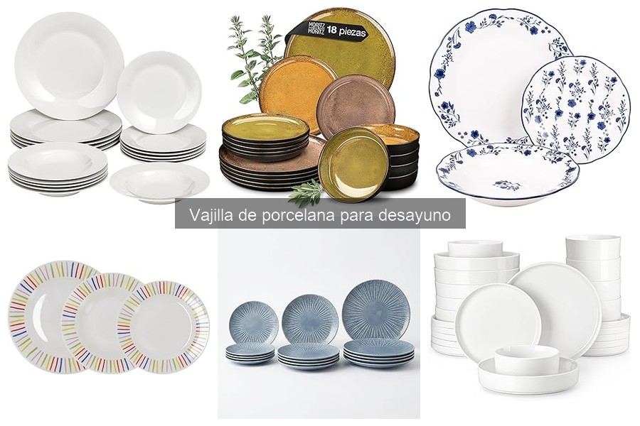 Problemas comunes de la vajilla de porcelana para desayuno