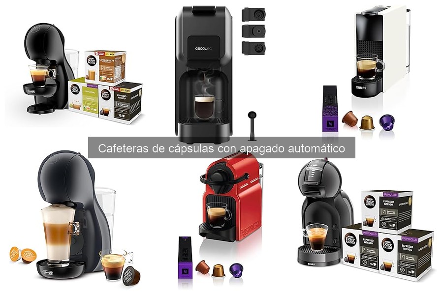 Problemas comunes en cafeteras de cápsulas con apagado automático