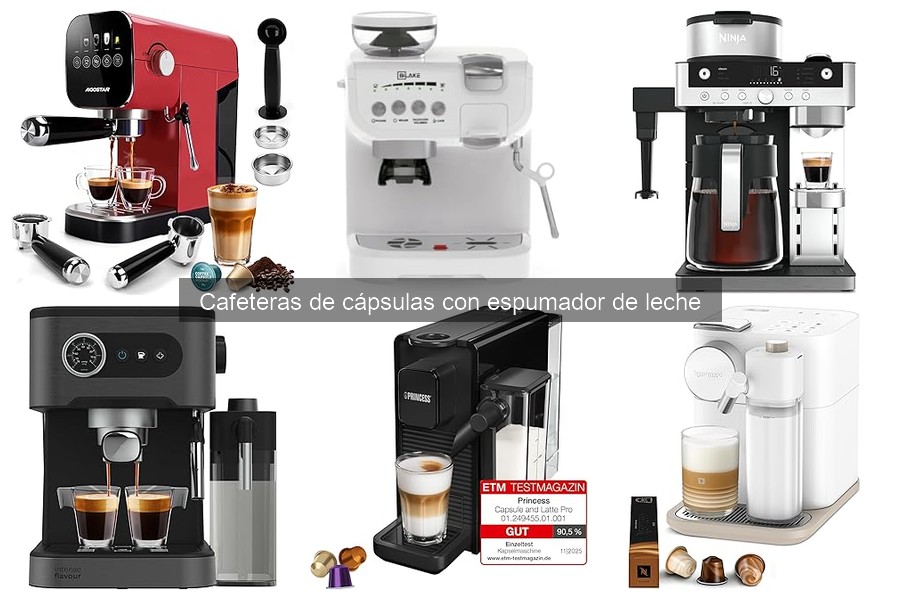 Problemas comunes en cafeteras de cápsulas con espumador