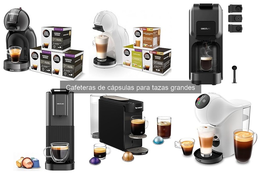 Problemas comunes en cafeteras de cápsulas para tazas grandes