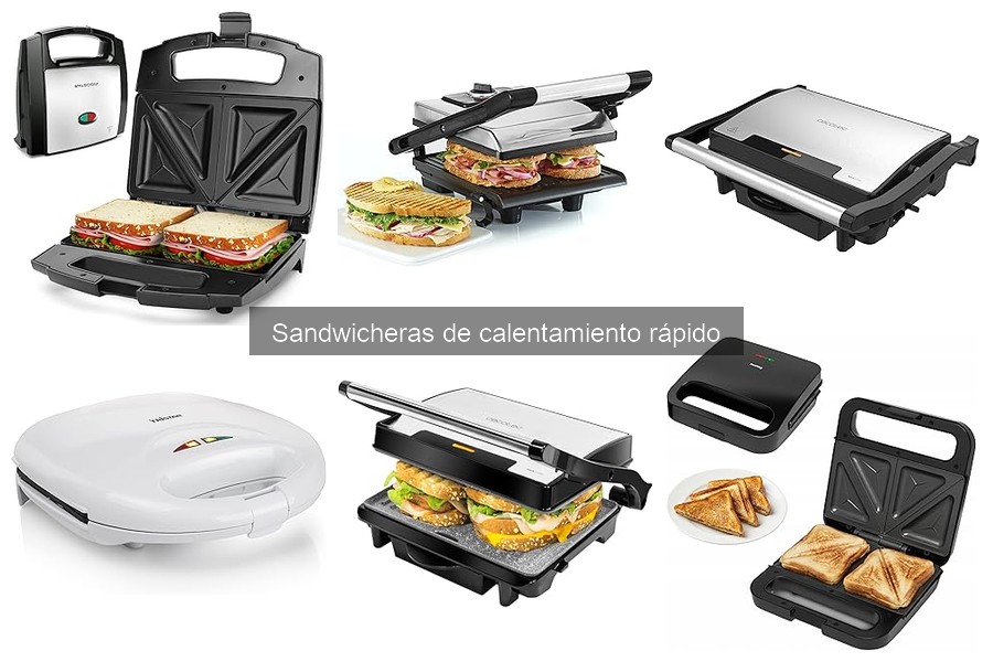 Problemas comunes en sandwicheras de calentamiento rápido
