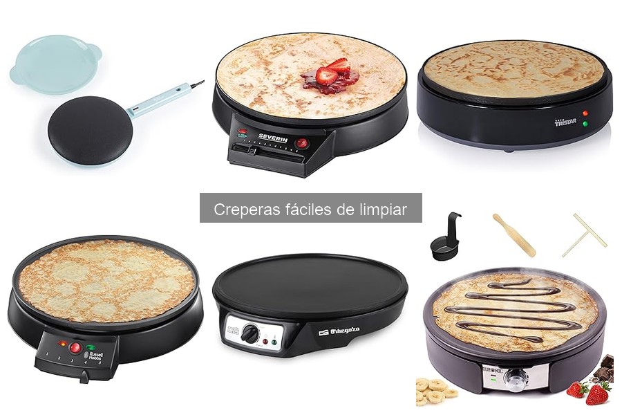Problemas comunes y soluciones para creperas fáciles de limpiar