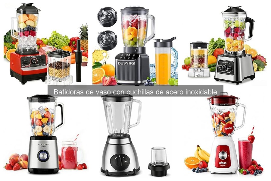 Qué buscar al comprar una batidora de vaso de acero inoxidable