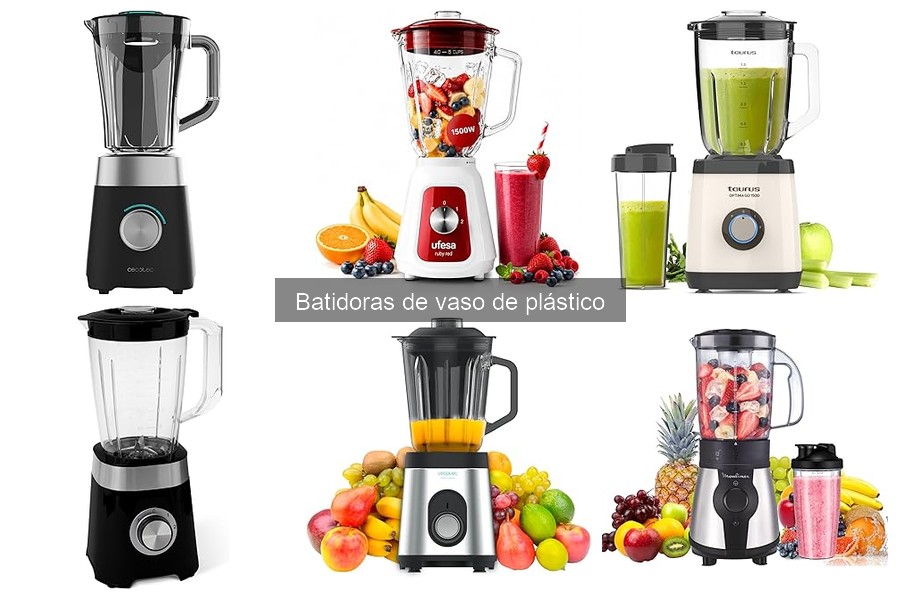 ¿Qué capacidad elegir para tu batidora de vaso de plástico?
