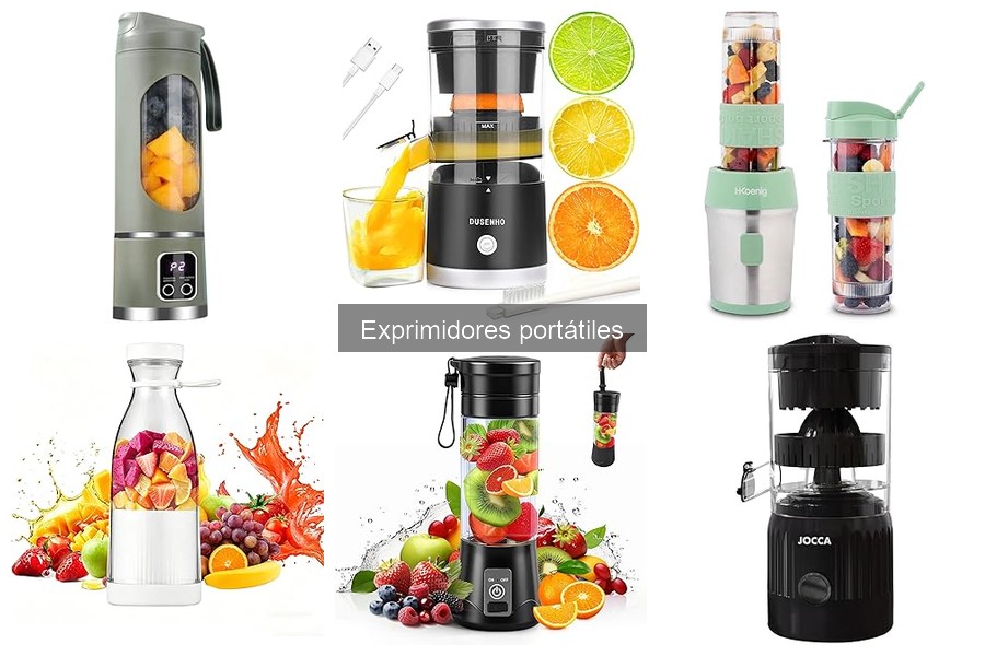 ¿Qué es un exprimidor portátil? Características y diferencias