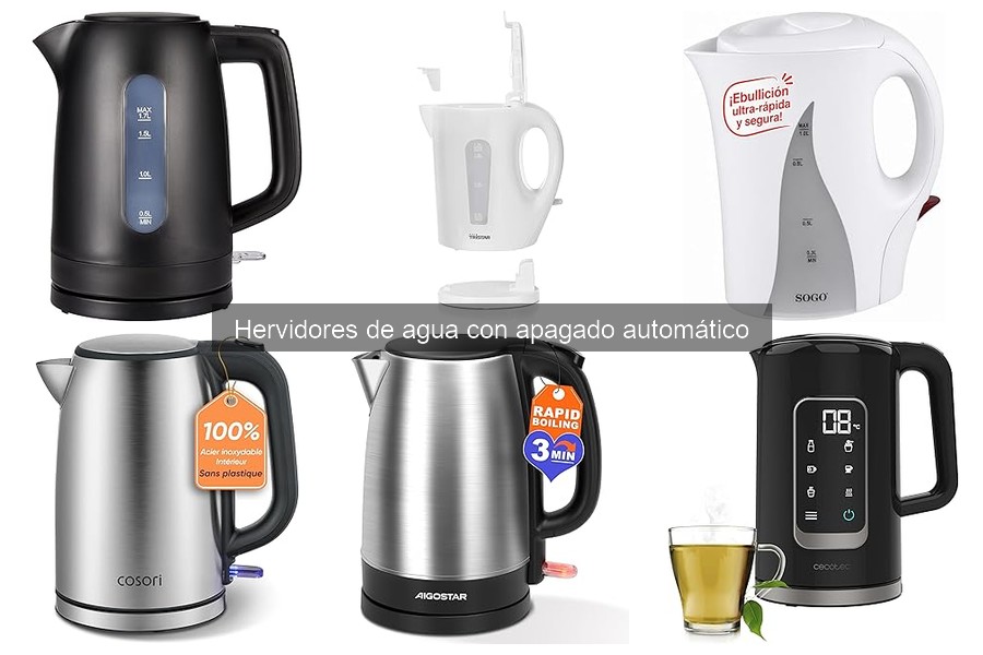 ¿Qué es un hervidor de agua con apagado automático?