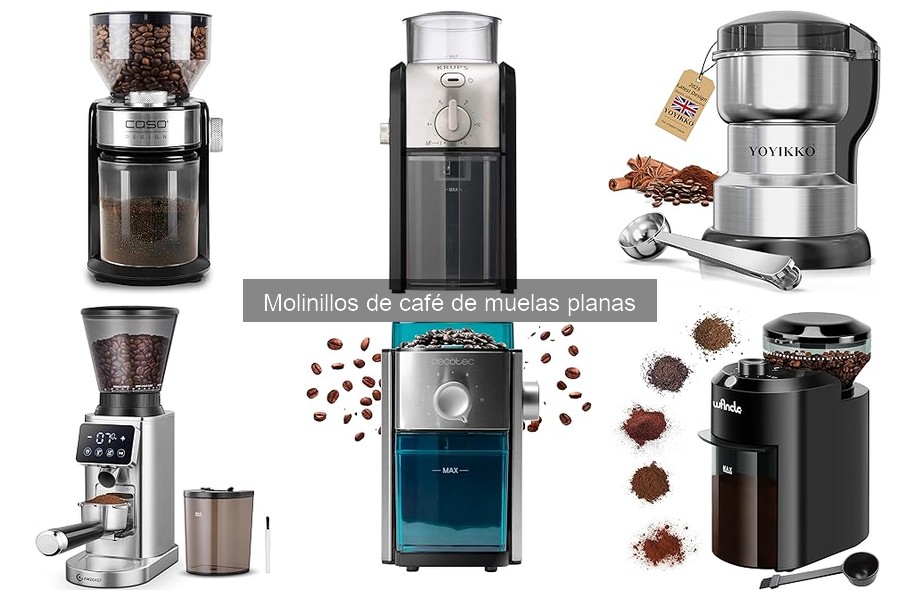 ¿Qué es un molinillo de café de muelas planas? Características y beneficios