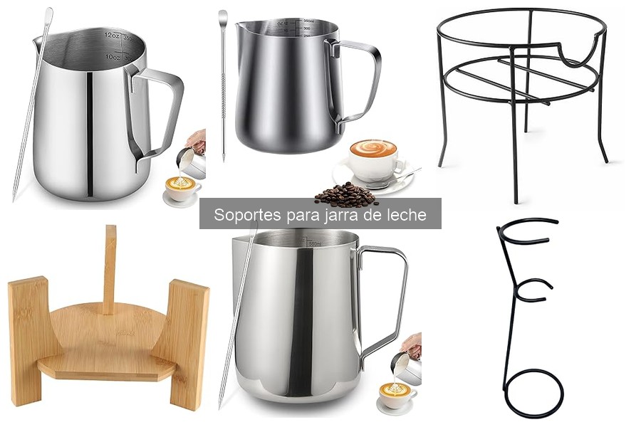¿Qué es un soporte para jarra de leche y sus usos?