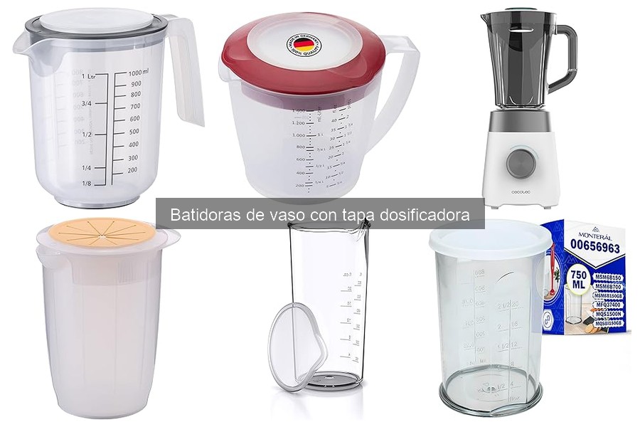 ¿Qué es una batidora de vaso con tapa dosificadora?