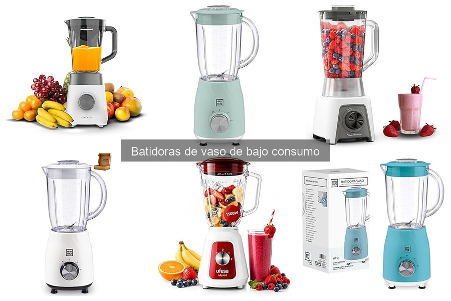 ¿Qué es una batidora de vaso de bajo consumo?