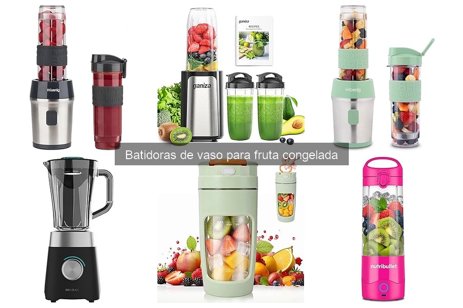 ¿Qué es una batidora de vaso para fruta congelada?
