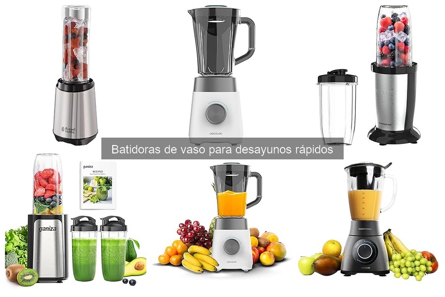 ¿Qué es una batidora de vaso y cómo funciona?