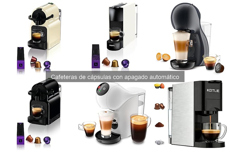 ¿Qué es una cafetera de cápsulas con apagado automático?