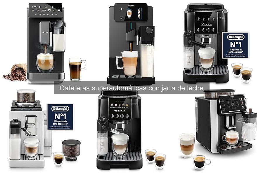 ¿Qué es una cafetera superautomática con jarra de leche?