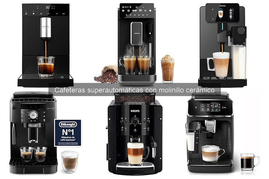¿Qué es una cafetera superautomática con molinillo cerámico?