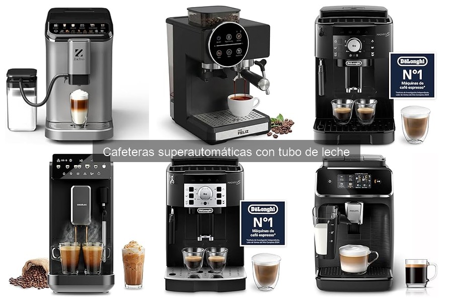 ¿Qué es una cafetera superautomática con tubo de leche?