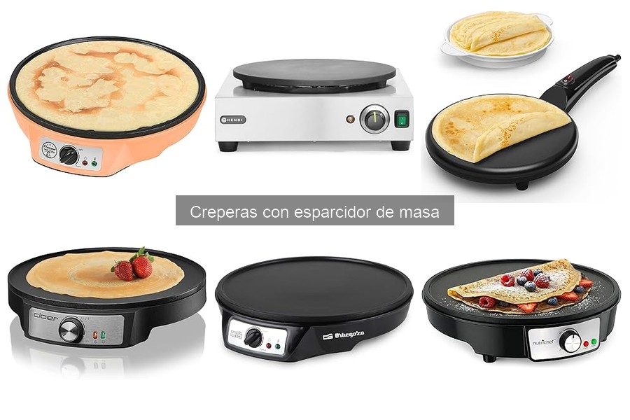 ¿Qué es una crepera con esparcidor de masa?