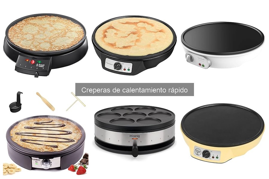 ¿Qué es una crepera de calentamiento rápido? Ventajas y características