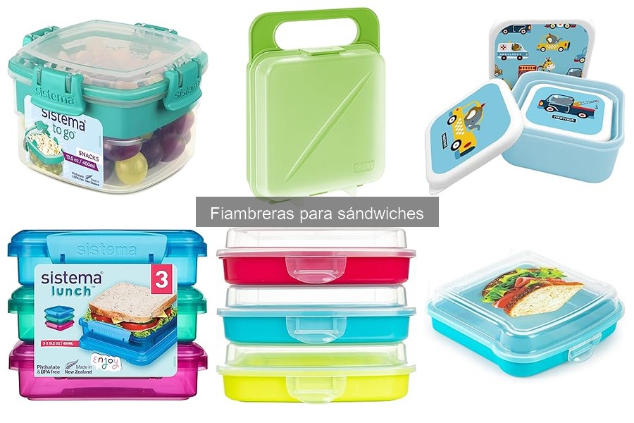 ¿Qué es una fiambrera para sándwiches? Funciones y Beneficios