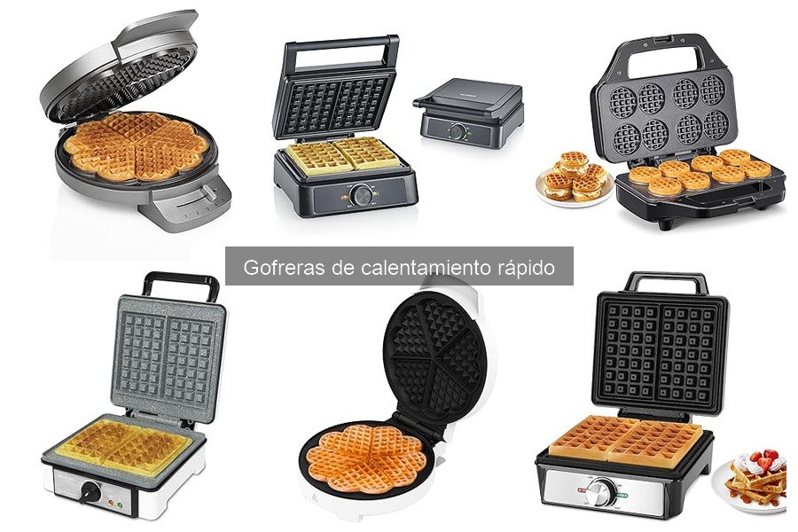 ¿Qué es una gofrera de calentamiento rápido? Características y más