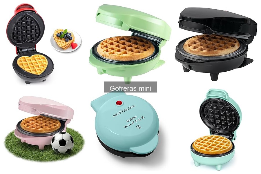 ¿Qué es una gofrera mini? Características y usos