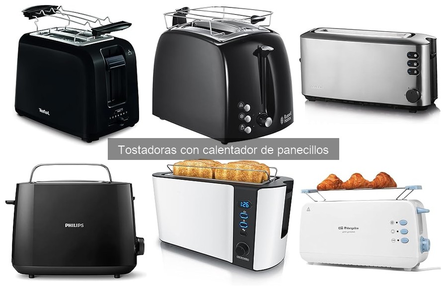¿Qué es una tostadora con calentador de panecillos?