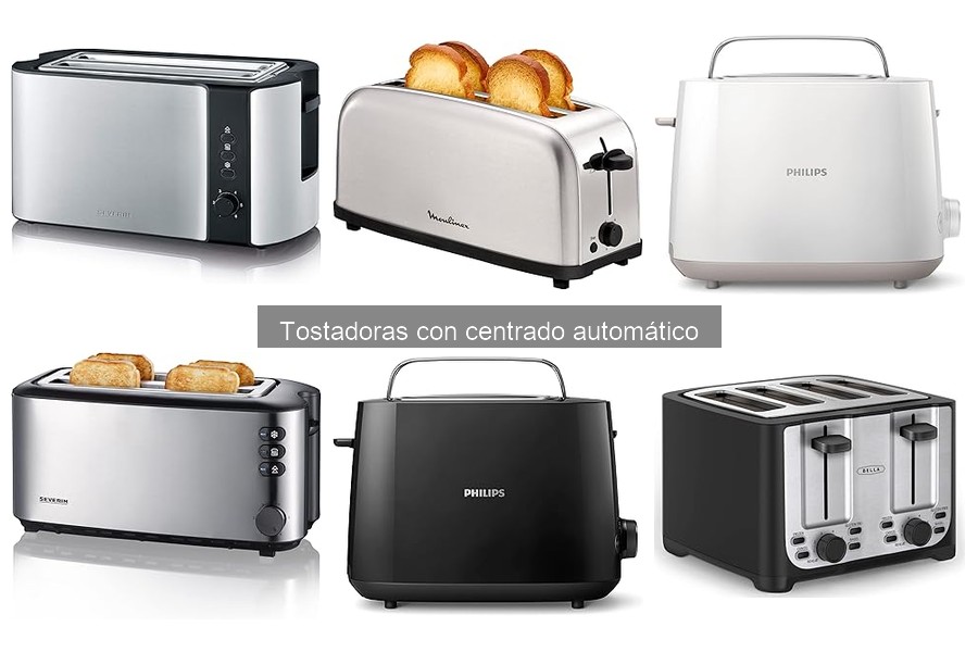 ¿Qué es una tostadora con centrado automático y sus beneficios?