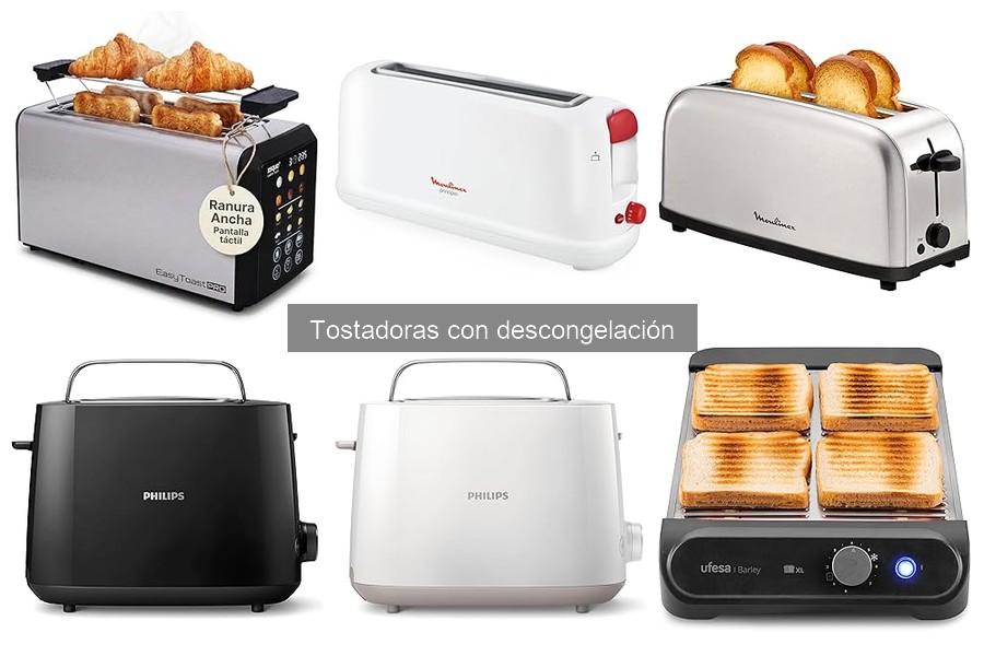 ¿Qué es una tostadora con descongelación? Características clave