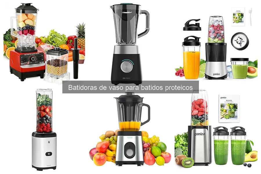 ¿Qué potencia necesitas en una batidora de vaso para batidos proteicos?