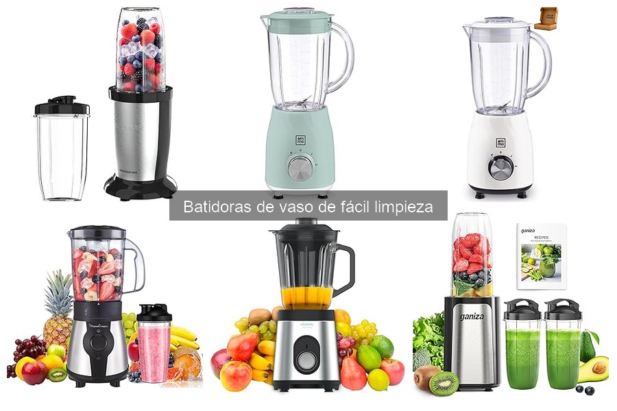 ¿Qué son las batidoras de vaso de fácil limpieza? Guía completa