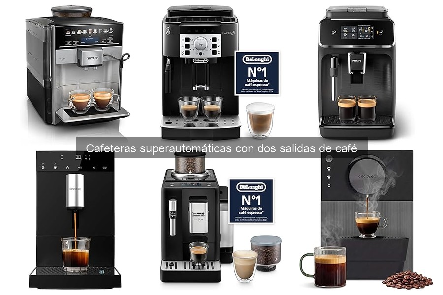 ¿Qué son las cafeteras superautomáticas con dos salidas?