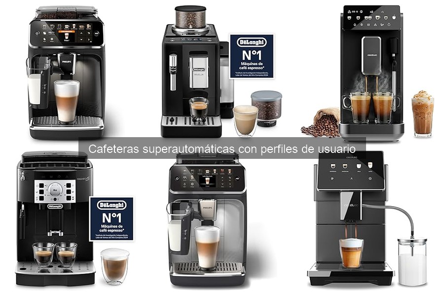¿Qué son las cafeteras superautomáticas con perfiles de usuario?