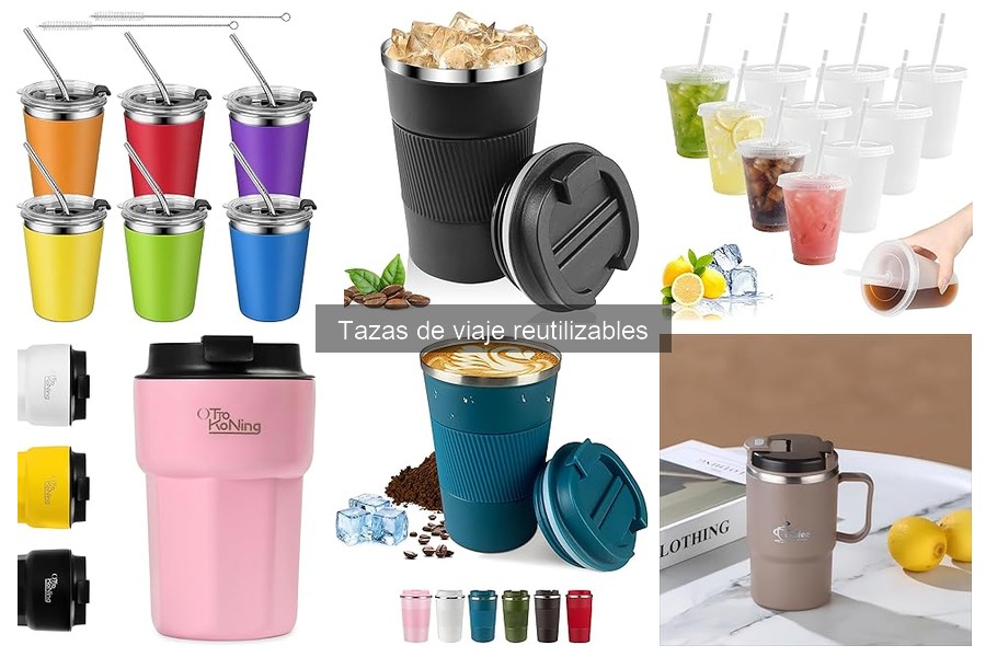 ¿Qué son las tazas de viaje reutilizables? Beneficios y características