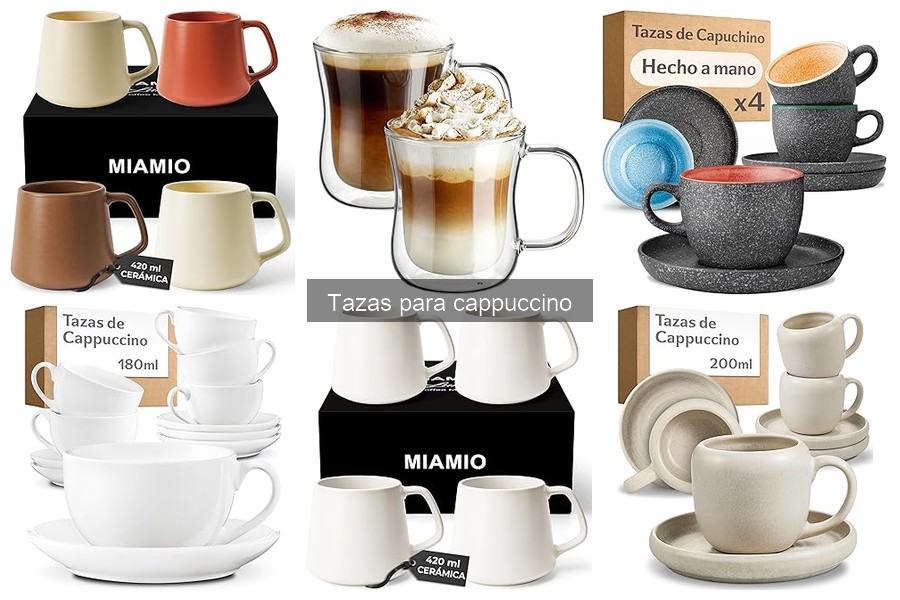 ¿Qué son las tazas para cappuccino? Características y Diseño