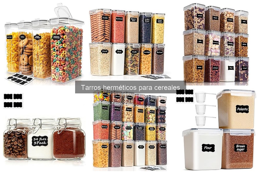 ¿Qué son los tarros herméticos para cereales? Descubre sus beneficios