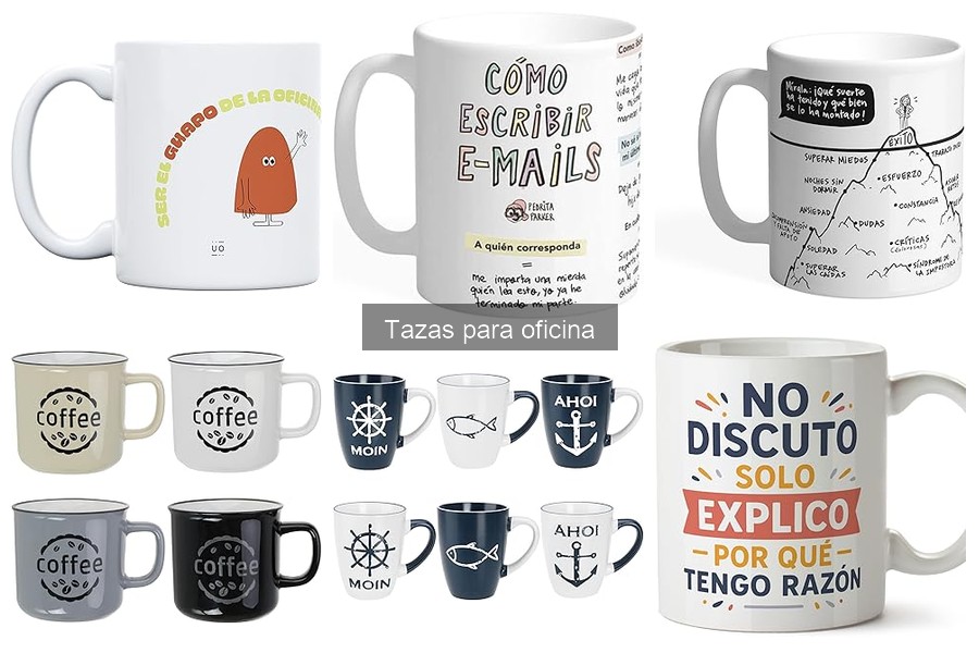 ¿Qué tamaño de taza es ideal para la oficina?