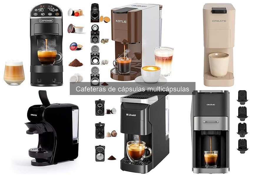 Recetas creativas de café con cafeteras multicápsulas