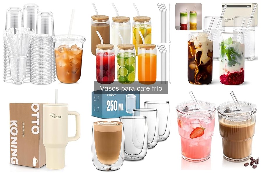 Recetas de café frío perfectas para disfrutar en vasos elegantes