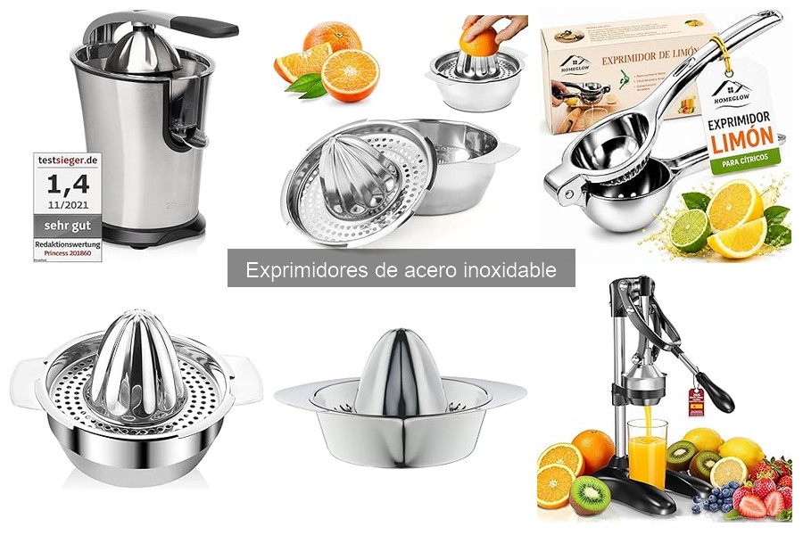 Recetas deliciosas con exprimidores de acero inoxidable