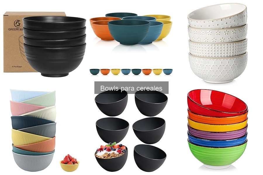 Recetas Divertidas para Usar Bowls de Cereales en Desayunos