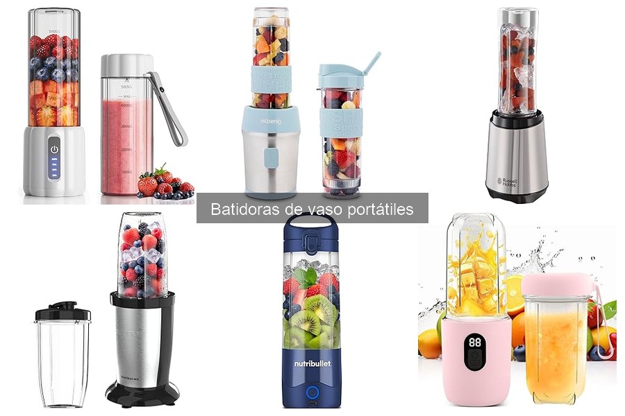 Recetas fáciles con batidoras de vaso portátiles