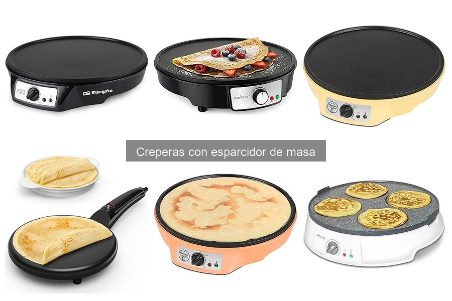 Recetas fáciles con creperas y esparcidor de masa