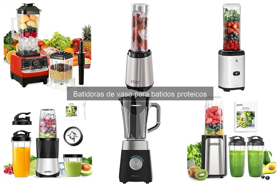 Recetas fáciles de batidos proteicos con batidora de vaso