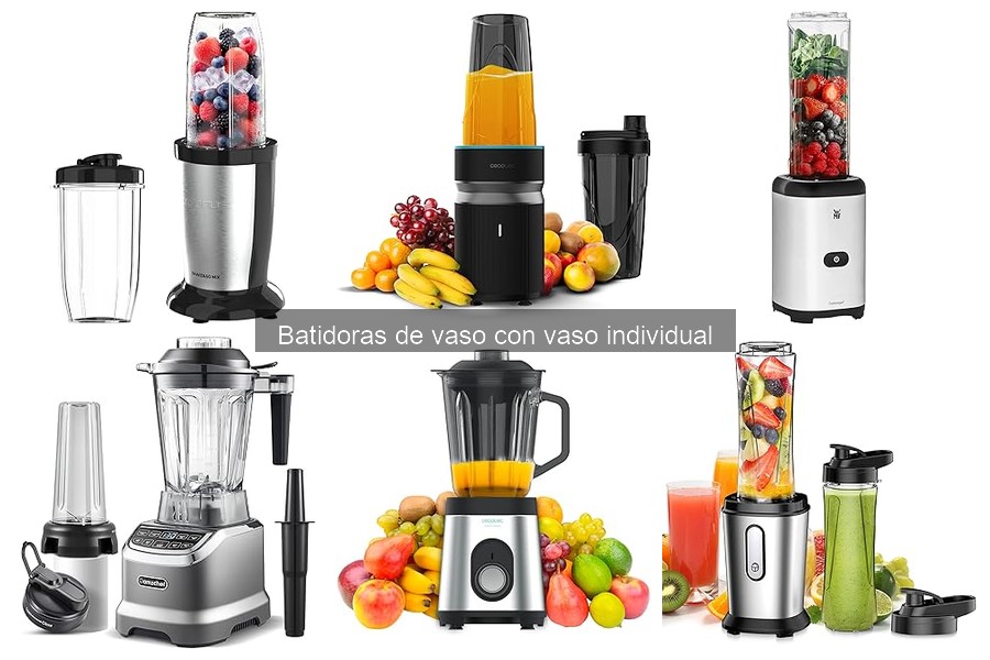 Recetas fáciles para batidoras de vaso individuales