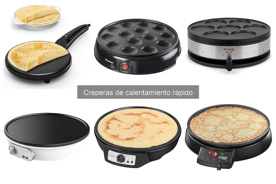 Recetas fáciles para crepera de calentamiento rápido